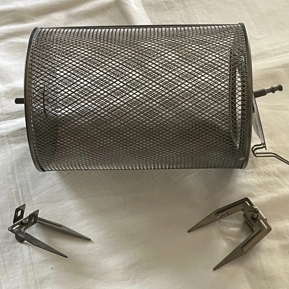 Power Air Fryer Mesh Rotisserie Basket no box includes clips